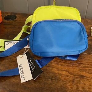 Isabelle Blue and Yellow Crossbody Bag (Set of 2)